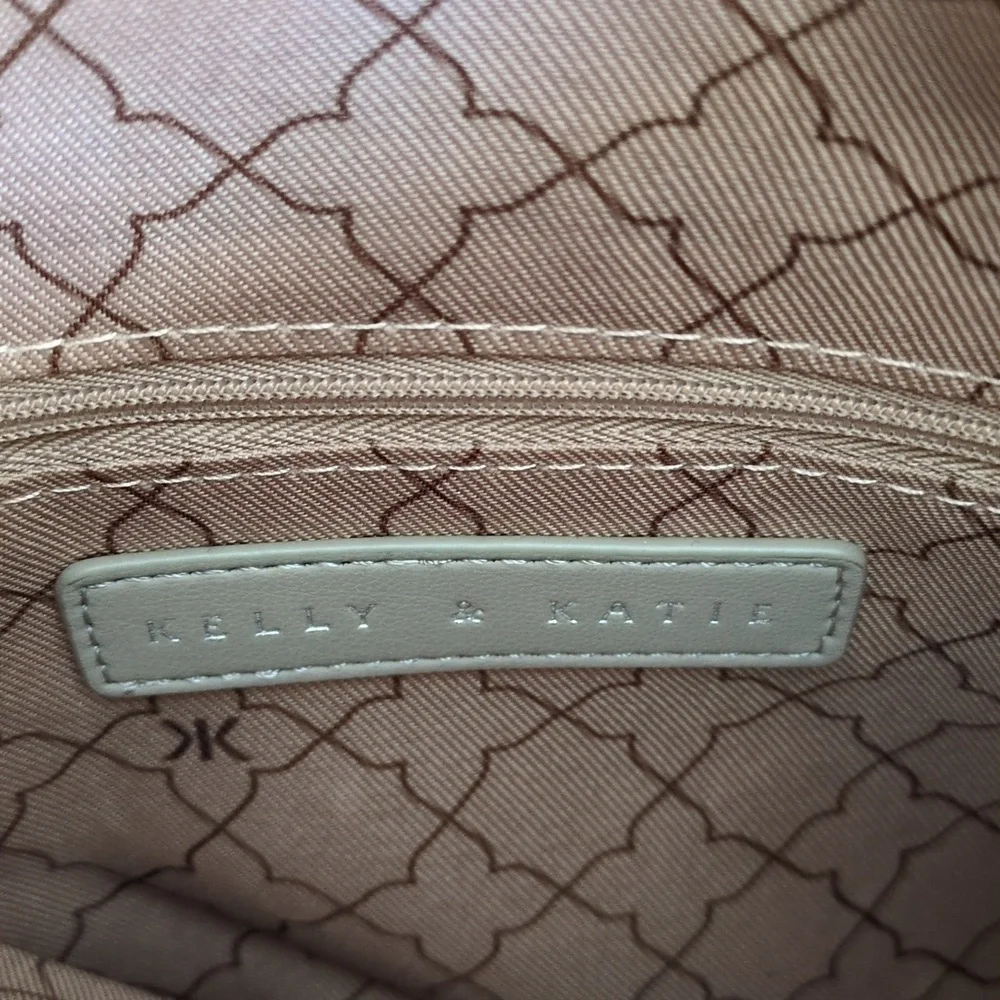 Kelly & Katie Beige Chain Clutch